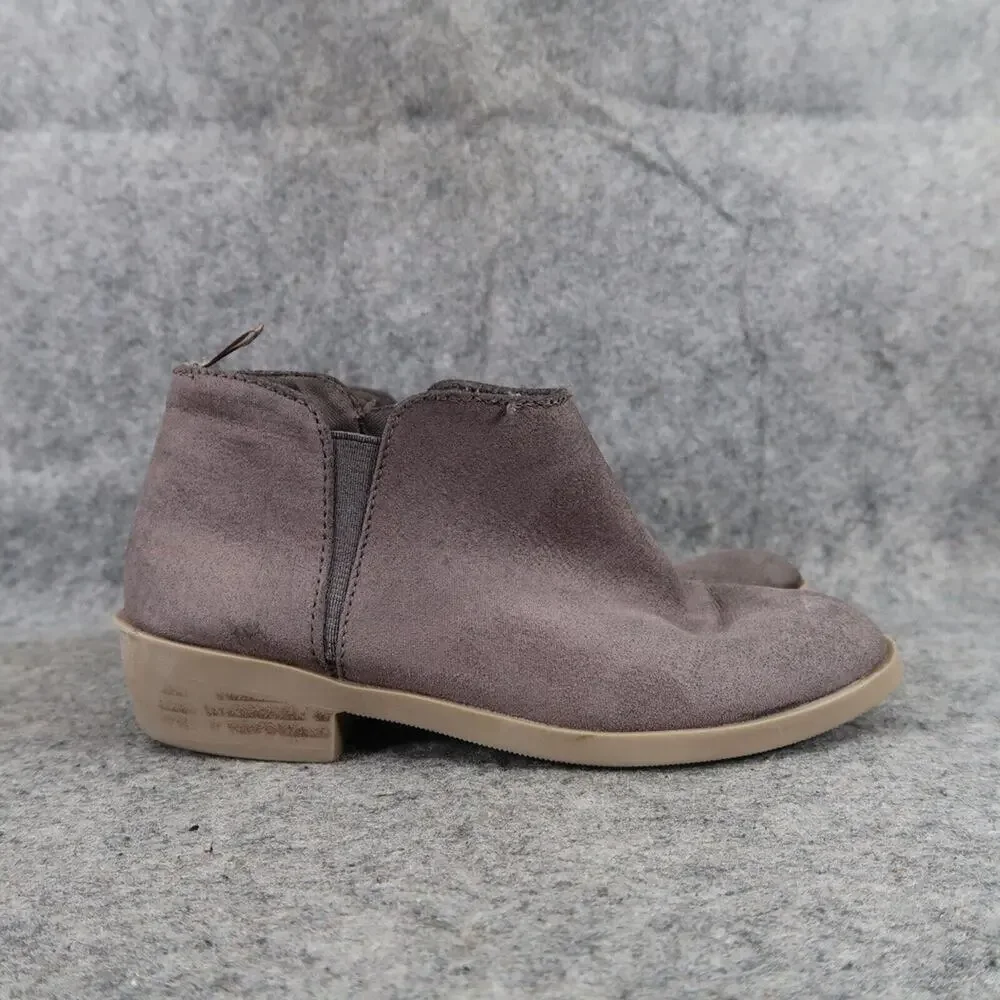 Old Navy Shoes Kids 11 Bootie Toddler Baby Casual Dark Grey Zip Fashion Classic_2